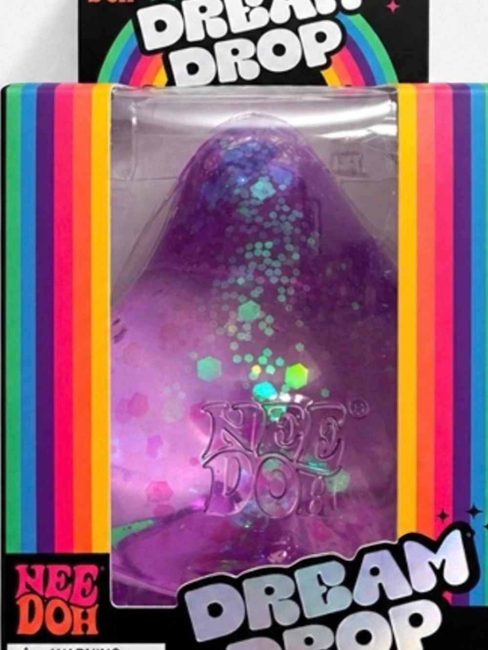 NeeDoh Dream Drop Fidget Toy Purple NWT